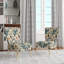 Chaise d'appoint rembourrée antique, ivoire et romantiques Bliss Flowers