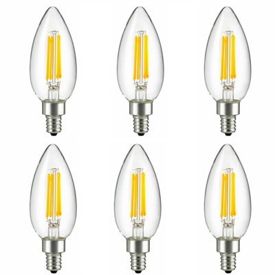 Netawaka Equivalent CA10 E12/Candelabra Dimmable LED Bulb