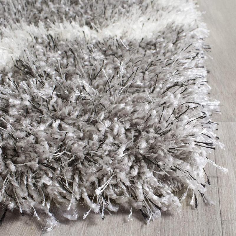 Bertl Sgm-Montreal Shag Performance Geometric Rug, Rectangle 4' x 6'