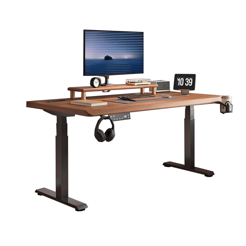 Bureau électrique à hauteur réglable 55,12 po, H 50 po x l 70,87 po x P 27,56 po