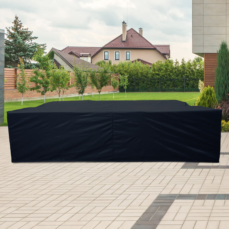 Outdoor Conversation Set Cover, 28'' H x 110'' W x 84'' D