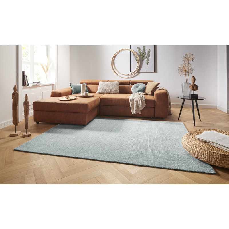 Cloud Tufted Light Blue Rug, Rectangle 200 x 290cm