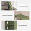 3-Shelf Tall Thin Bathroom Storage Cabinet