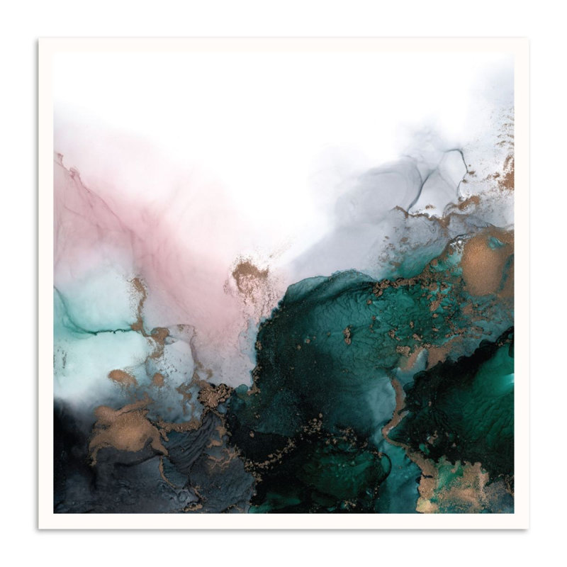 Emerald Valley by Fern Siebler - Painting on Canvas, Unframed Print, 102 cm H x 102 cm W x 0.1 cm D