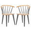 Baek 45cm Solid Spindle Back Arm Chair-94489963