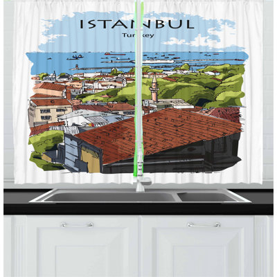 Tailored Kitchen Curtain