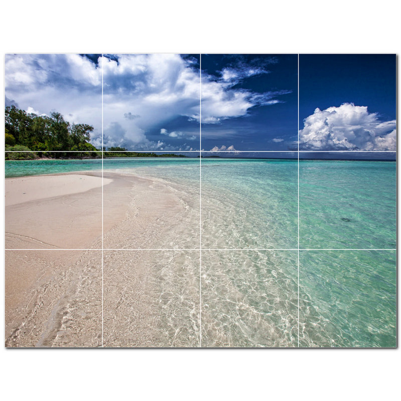 Photo de plage 8 po x 8 po