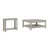 2 Pieces: Coffee Table, Console Table