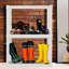 Étagère de rangement robuste à 3 niveaux Nandor, support de rangement pour garage et garde-manger autoportant, l 30 po x P 14 po x H 39 po, blanc