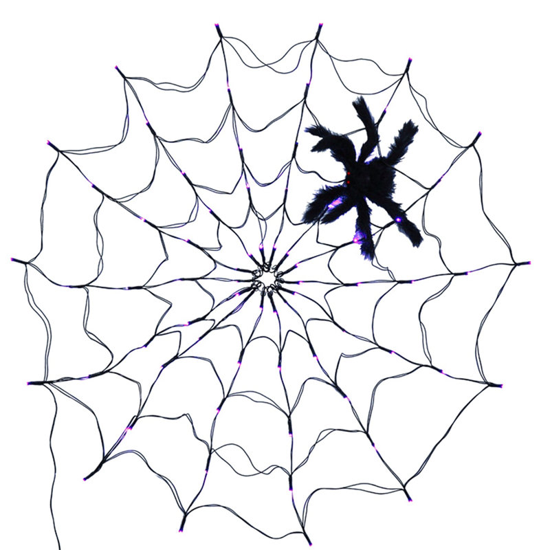 Halloween Spider Web Light