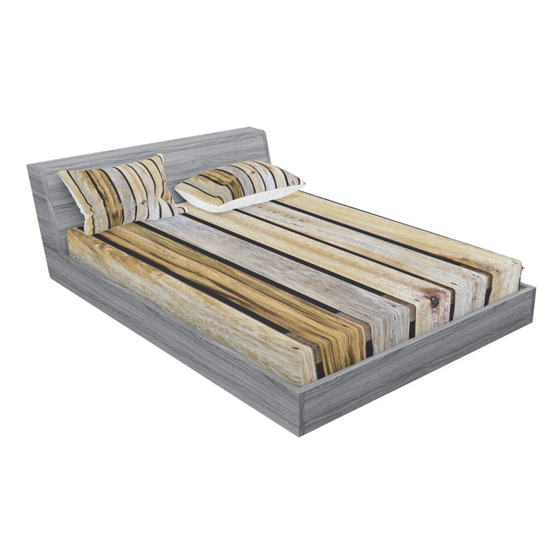 Microfiber Sheet Set, Queen Sheet Set with Fitted Sheet