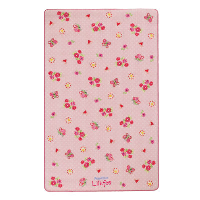 Rectangle Floral Area Rug