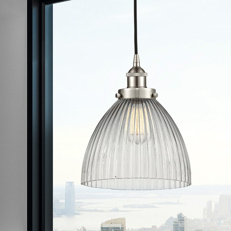 Tallulah 1 - Light Dome Pendant, Brushed Satin Nickel