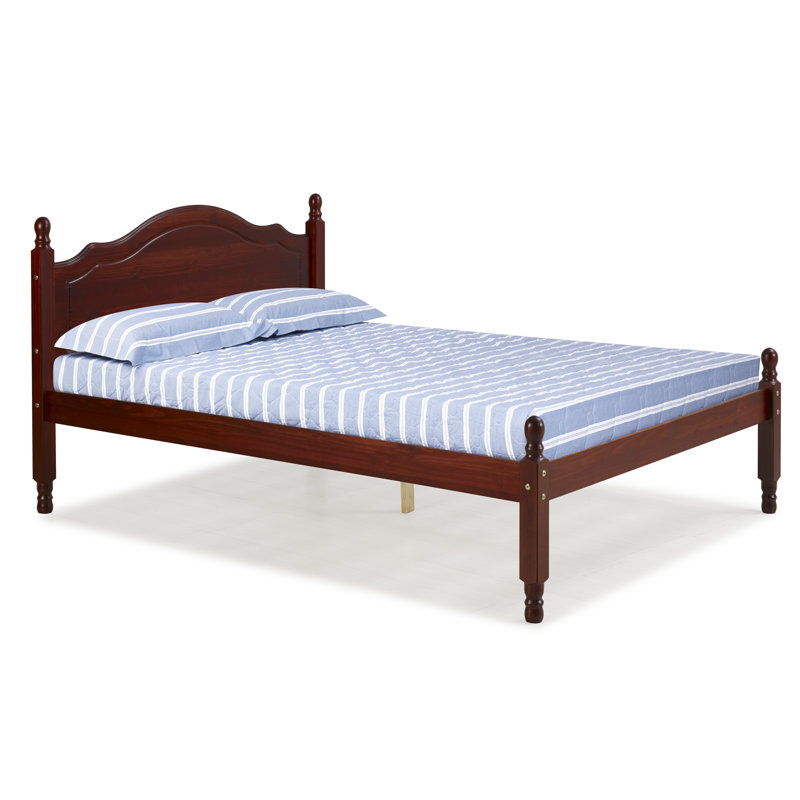 Kielin 100% Solid Wood Reston Bed, Mahogany, Full