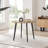 Bulkley Round Dining Table Scratch Resistant Melamine Surface - Modern Scandi Style-1872977052