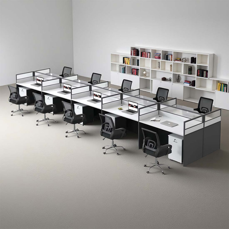 Rectangle 10 Person Benching Workstation