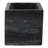 Modern Cube Marble Desk Organizer Adds Elegance With Storage - Desktop Organizer Accessory Versatile For Bedroom, Bathroom, Or Kitchen Decor - 4", Black-2123661031