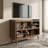 Tv Stand For Tvs Up To 55'' With Storage Cabinet