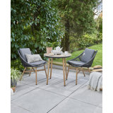 Houser - Keswick Three Piece Bistro Set with Cushions