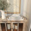 Ensemble de plateaux de table avec repose-pieds 2 pièces Sievers