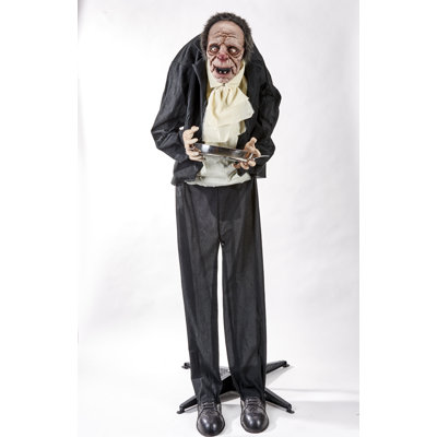 60" Halloween Standing Animated Butler