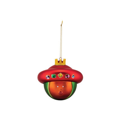 Baldassarre 4.53'' Glass Hanging Figurine Ornament