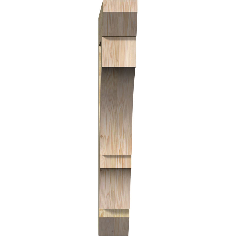 H 6 l x P, Sapin Douglas scié brut, L 6 po x P 38 po x H 44 po