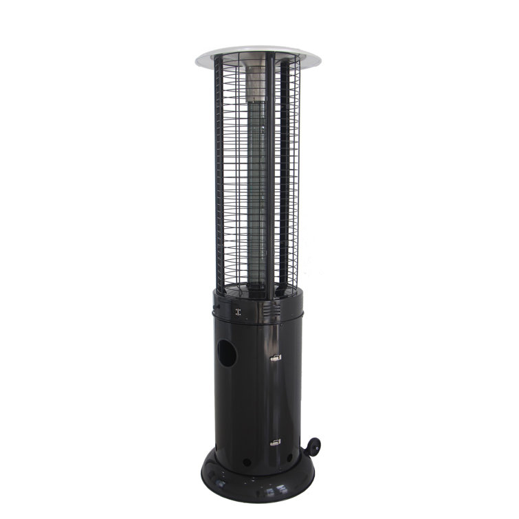 AZ Patio Heaters Glass Cylinder 41,000 BTU Standing Patio Heater | Wayfair
