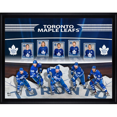 «Toronto Maple Leafs», collage de cartes encadrées