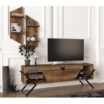 Floating TV Stand Mid Century Modern Entertainment Center - Arc