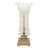 Glass Silver Uplight with Gold Base Set