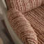 Snowflake velvet and down rocking chair