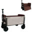Chariot de camping pliable convertible avec siège de banc, rangement et attache pour chien-122630211