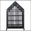 Cage pour chien robuste avec toit et fenêtre sur le toit