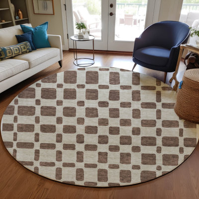  Rectangle Malek 1'8" X 2'6" Indoor/Outdoor Area Rug with Non-Slip Backing