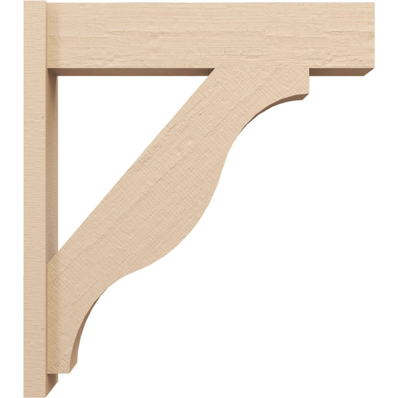 Bois de cèdre brut Funston Block TimberThane Perspector, brun clair apprêté, H 36 po x l 8 po x P 32 po