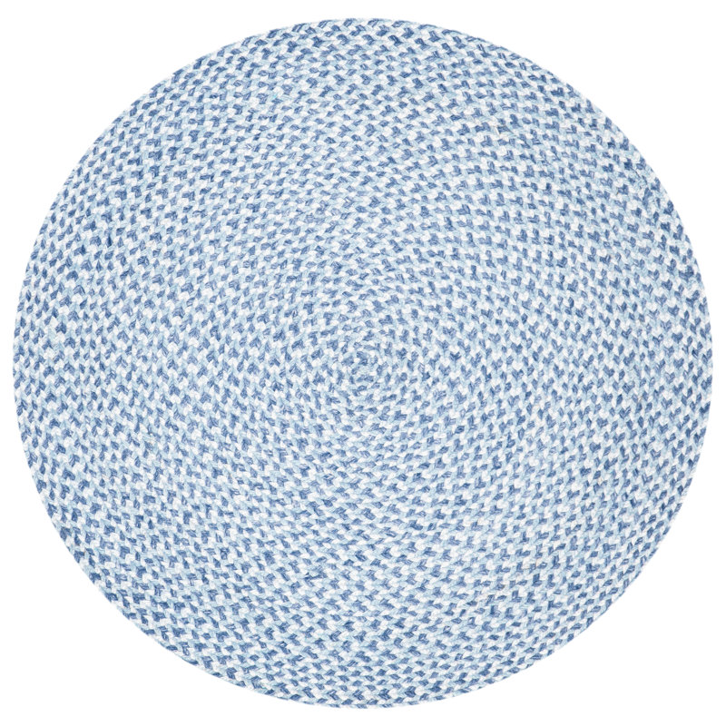 Aloisie Round Hand Woven Indoor / Outdoor Area Rug, Round 122cm