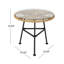 Table d'appoint avec tissage tendance