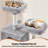 Dametra 71.5 Inch Multi-Level Large Cat Tree with 2 Cozy Perches-88558048