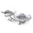 Arthur Court Designs Magnolia Aluminum Serving Bowl