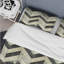 Ensemble de housse de couette moderne à chevrons beige et gris II-109156489