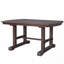 Table de salle à manger en bois extensible Colson avec rallonge amovible-354556997