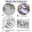 Mauve lilas Melody II - ensemble d'art mural lilas-222877381-222877383