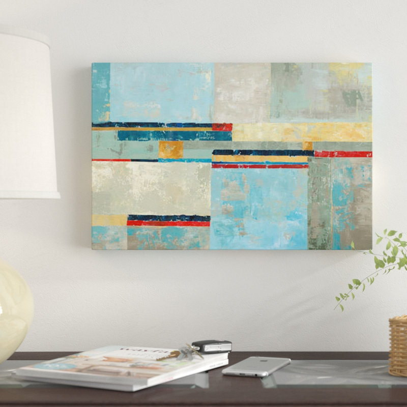 « barcelone », reproduction sur toile, H 18 po x l 26 po x P 1,5 po