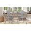 Ensemble bistro commercial avec table et quatre chaises Rylan-796588368