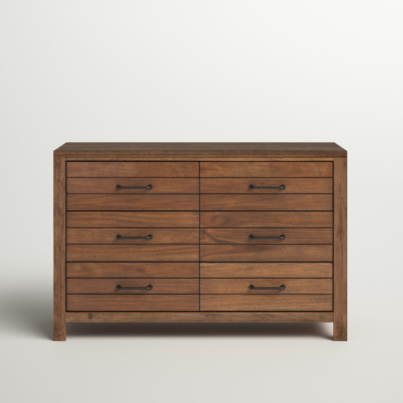 Commode 6 tiroirs l 54 po Tyson, Cabane dans les arbres - brun