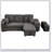 Versatile Sleeper Sectional Sofa Bed With Side Shelf, 2 Stools, And Pull-Out L-Shaped Design For Modern Living
