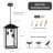 Birten 3 - Light 20.9“ H Outdoor Hanging Lantern-1841970245