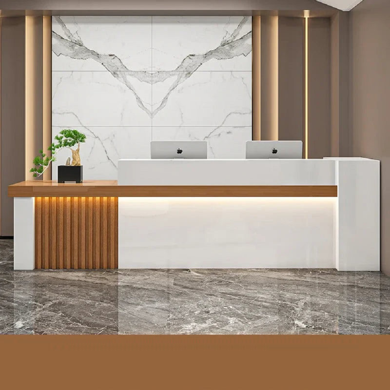 Clairemarie Executive Desk, Right, Brown