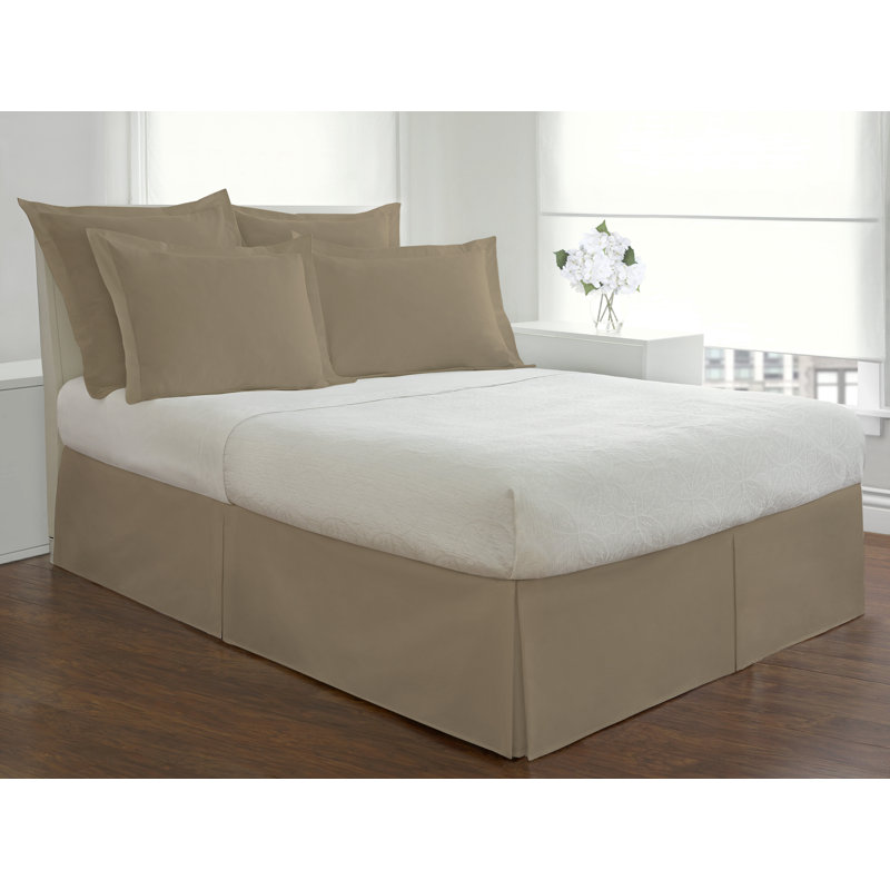 Today's Home Tailored Bed Skirt, Full, Mocha